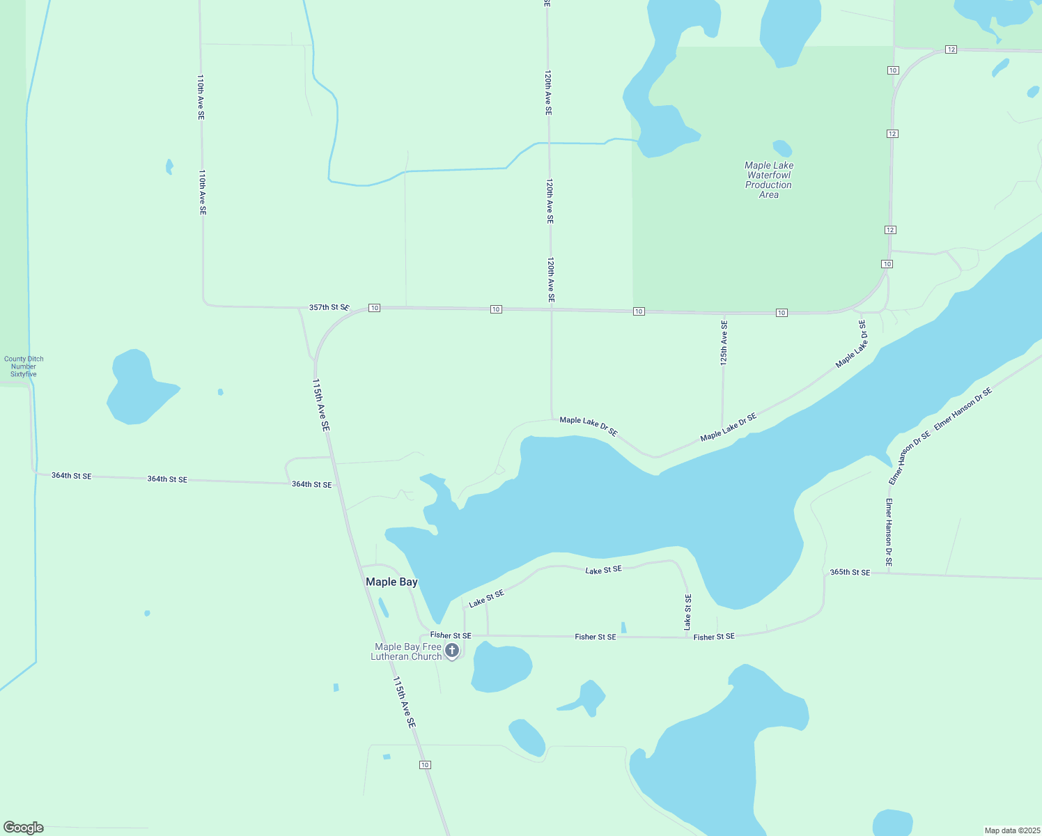 11893 Maple Lake Drive Southeast, Mentor MN Walk Score