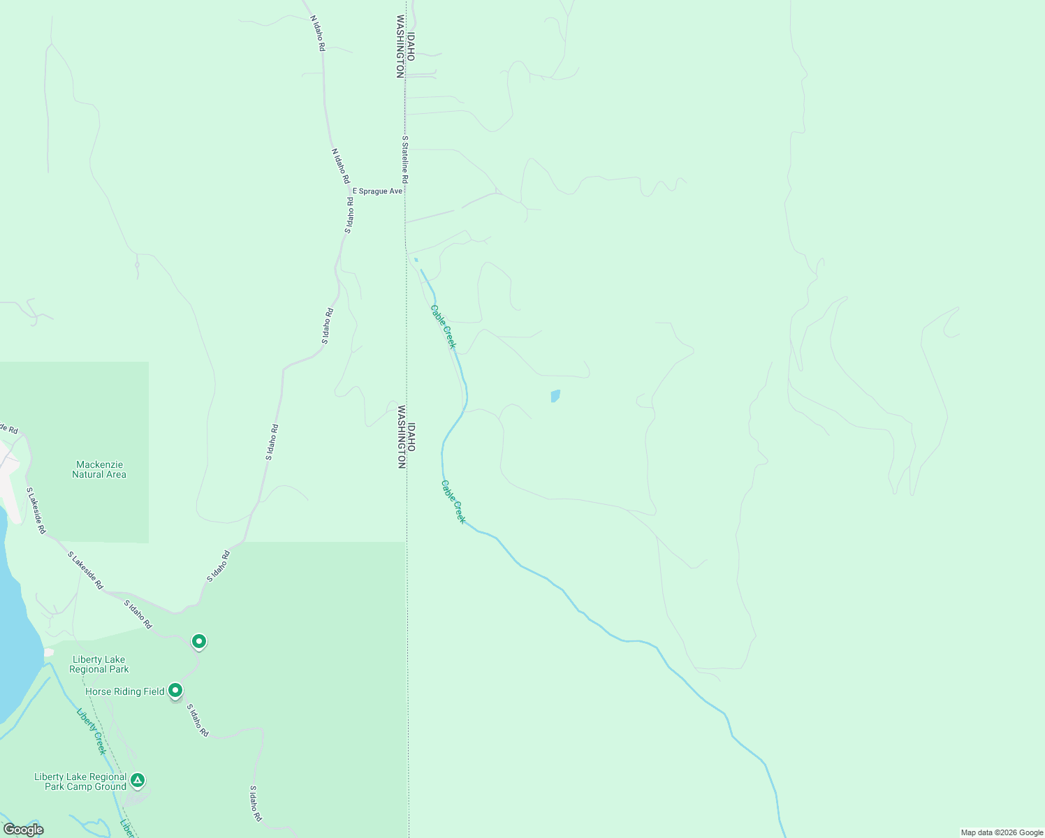 map of restaurants, bars, coffee shops, grocery stores, and more near 4960 South Stateline Road in Post Falls