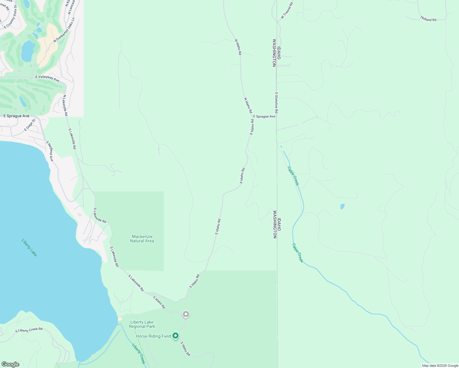 map of restaurants, bars, coffee shops, grocery stores, and more near 710 South Idaho Road in Liberty Lake