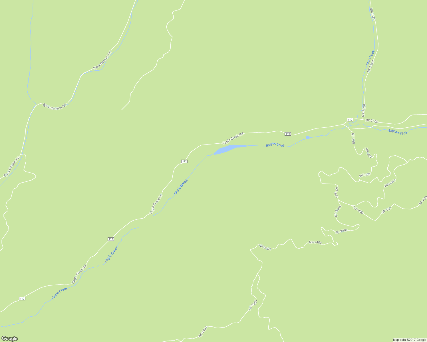 map of restaurants, bars, coffee shops, grocery stores, and more near 8725 Eagle Creek Road in Leavenworth