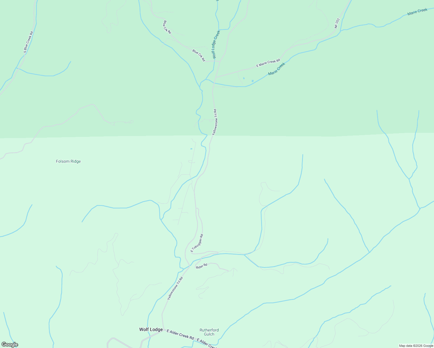 map of restaurants, bars, coffee shops, grocery stores, and more near 1990 South Gateway Ranch Road in Coeur d'Alene