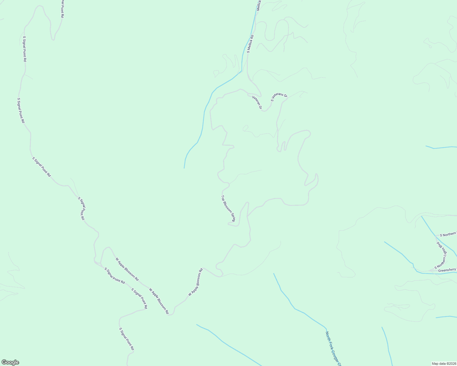 map of restaurants, bars, coffee shops, grocery stores, and more near Top Blossom Spring in Kootenai County