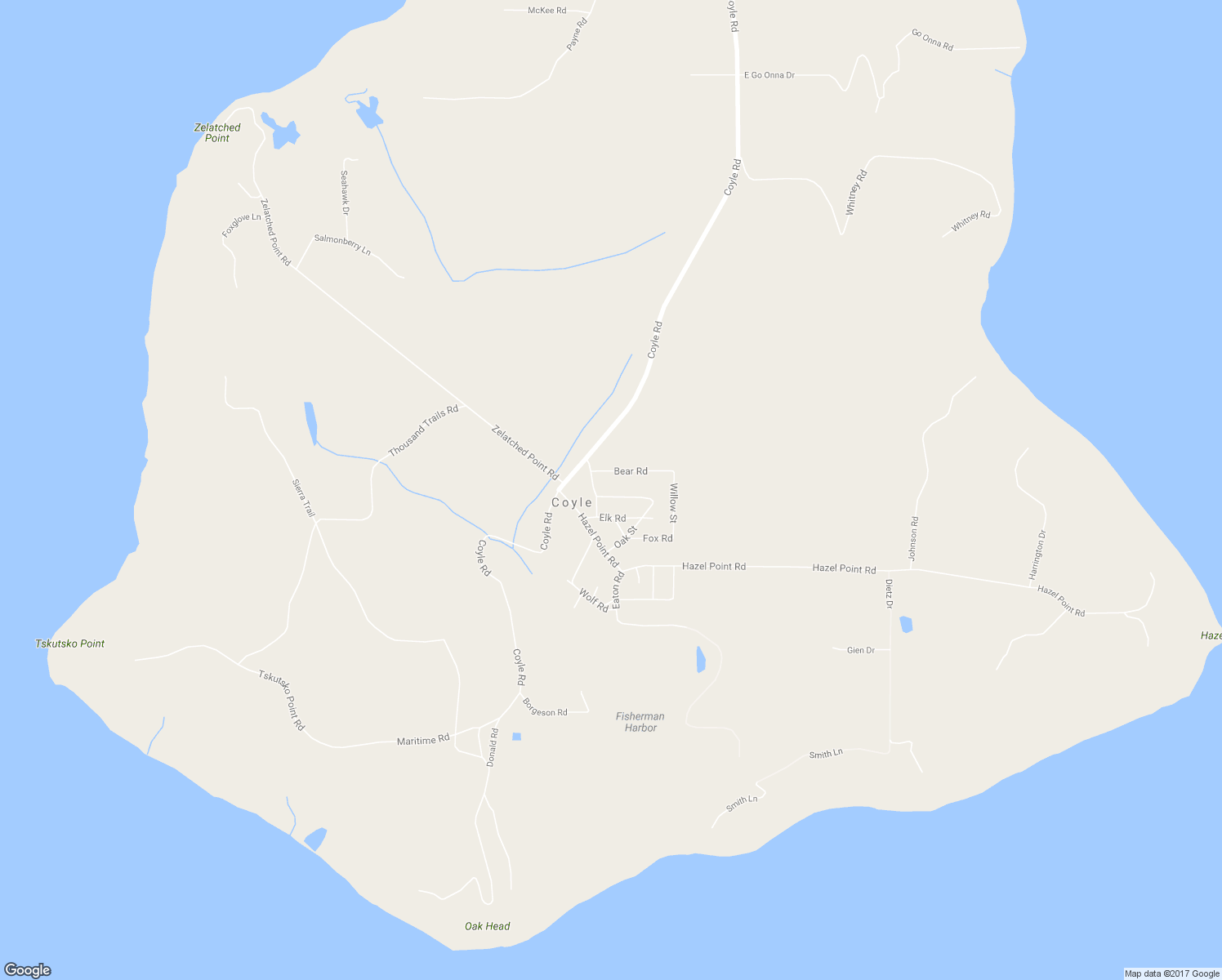 map of restaurants, bars, coffee shops, grocery stores, and more near 41 Deer Road in Quilcene