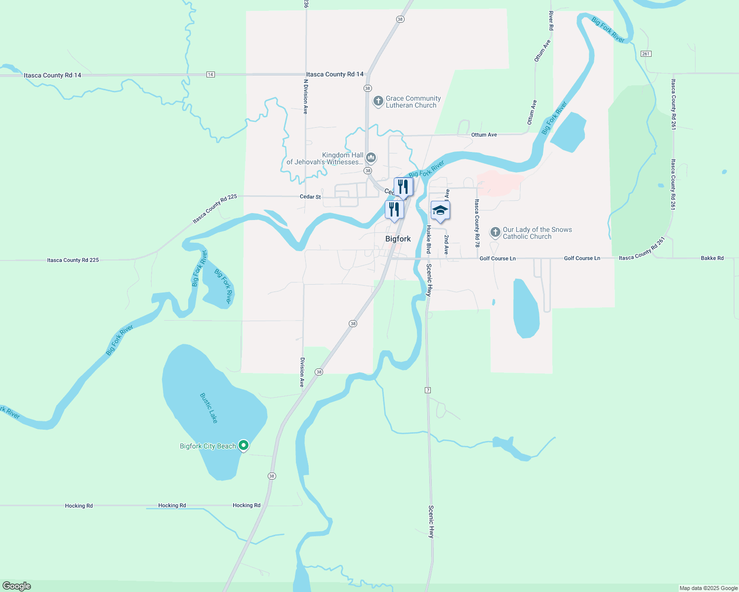 100 Minnesota 38, Bigfork MN Walk Score