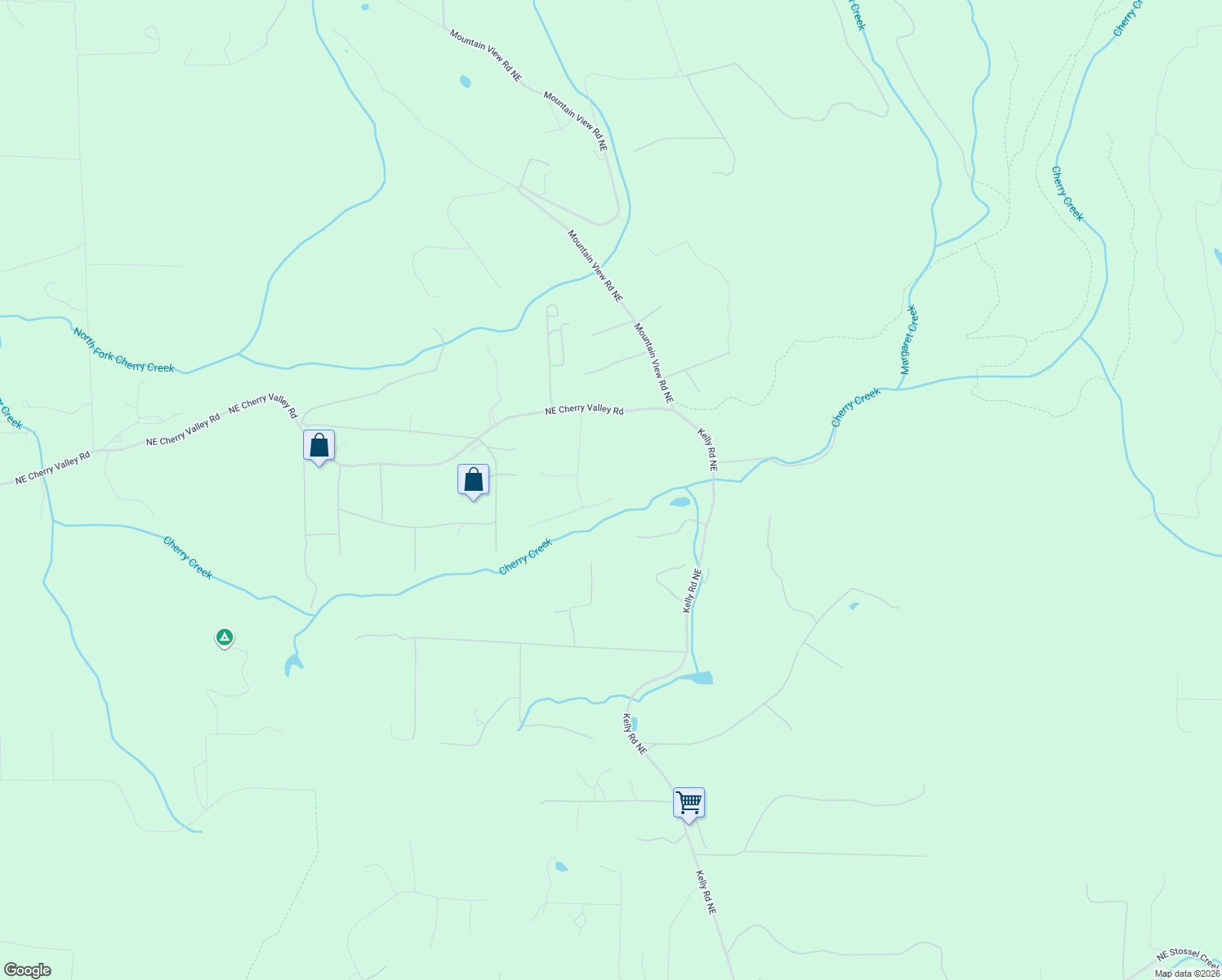 map of restaurants, bars, coffee shops, grocery stores, and more near 31910 Northeast 162nd Street in Duvall