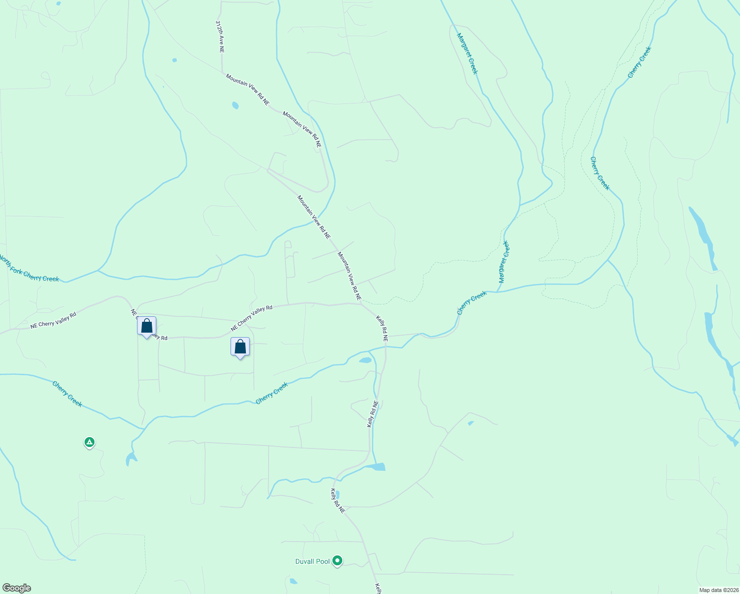 map of restaurants, bars, coffee shops, grocery stores, and more near 16827 319th Court Northeast in Duvall