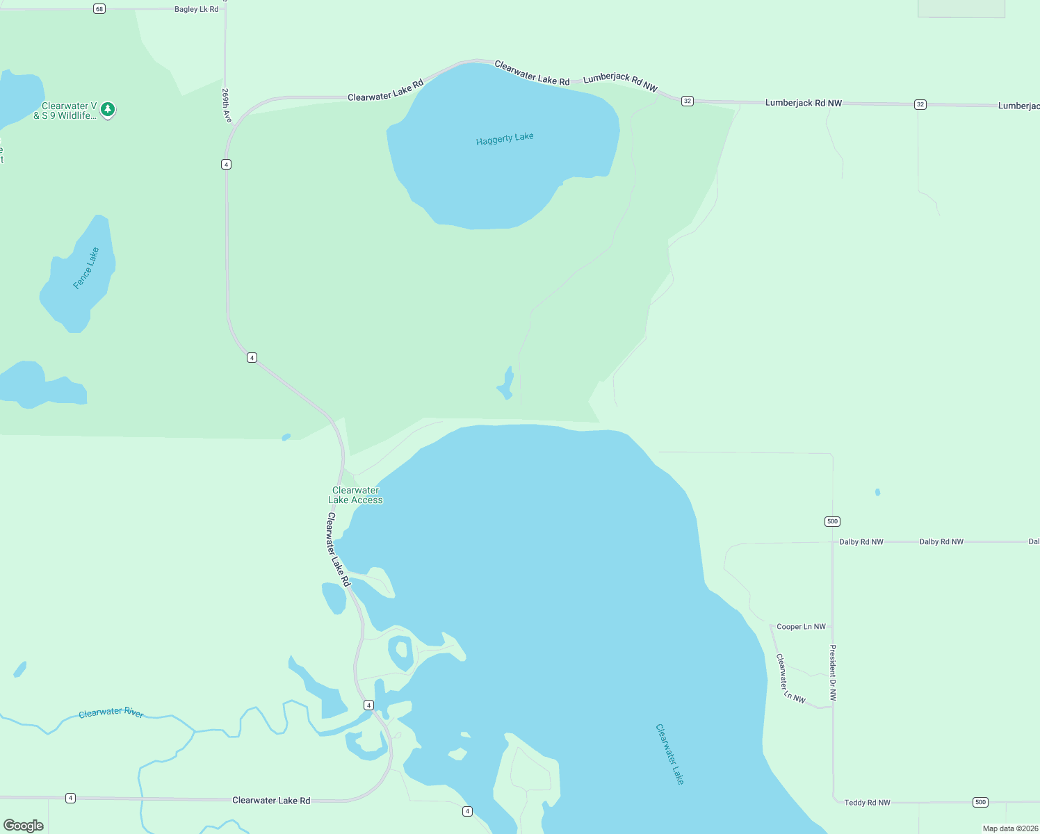 map of restaurants, bars, coffee shops, grocery stores, and more near 51183 Timberwolf Trail in Shevlin