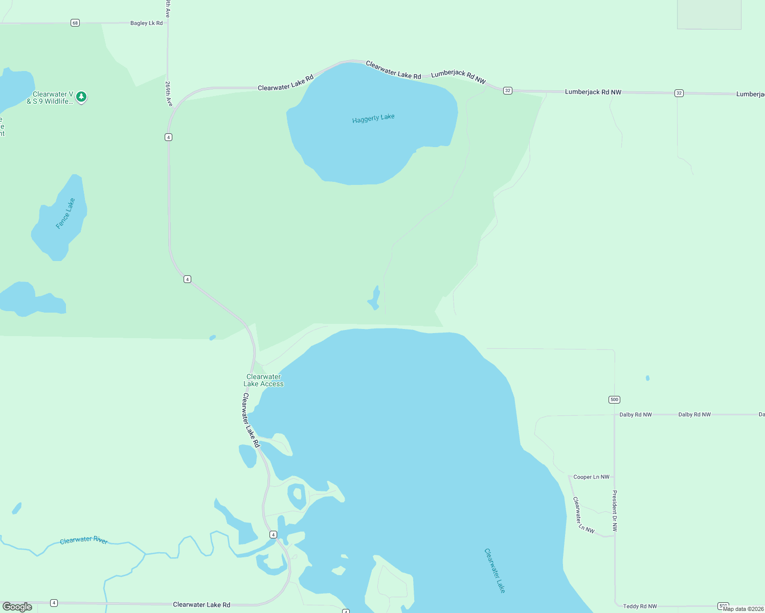 map of restaurants, bars, coffee shops, grocery stores, and more near 51183 Timberwolf Trail in Shevlin