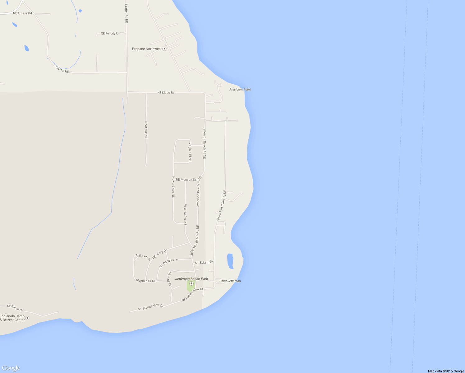 map of restaurants, bars, coffee shops, grocery stores, and more near 21406 President Point Road Northeast in Kingston