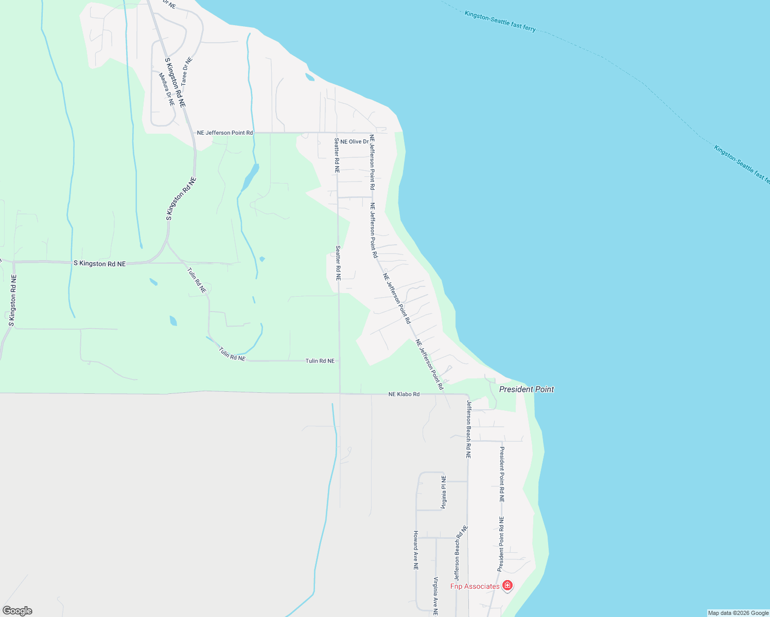 map of restaurants, bars, coffee shops, grocery stores, and more near 22853 Jefferson Point Road Northeast in Kingston