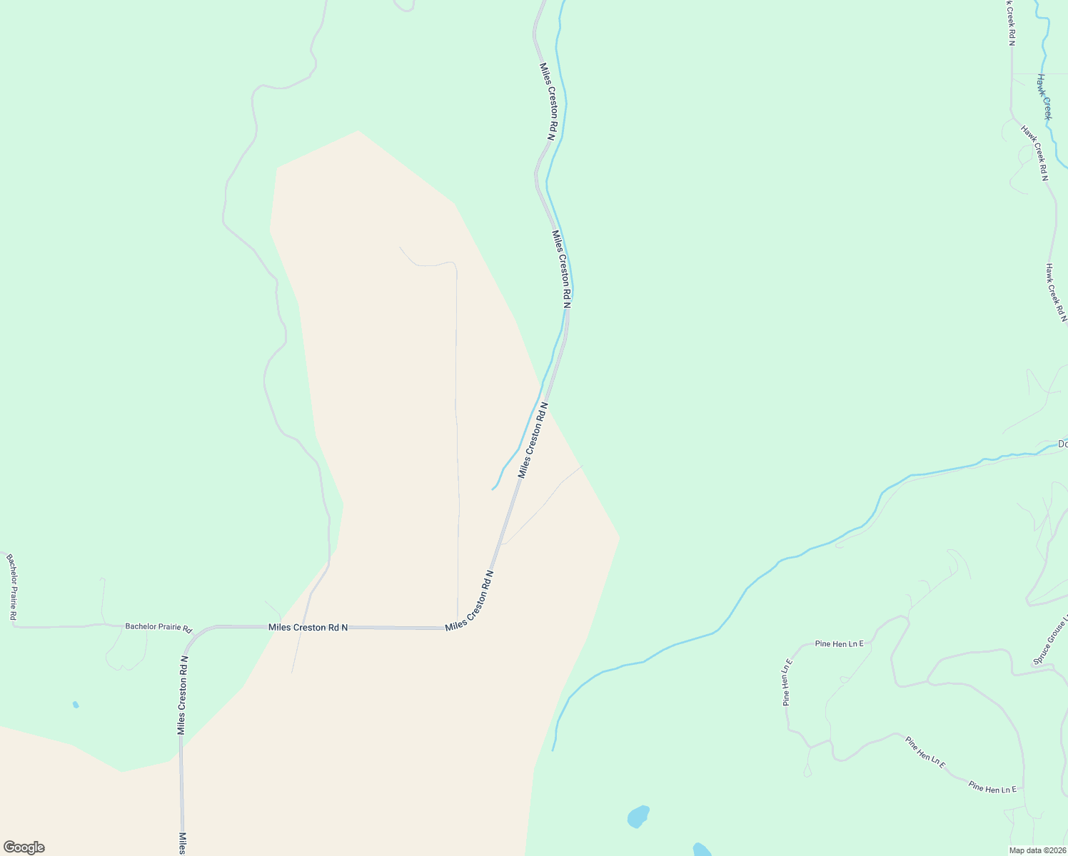 map of restaurants, bars, coffee shops, grocery stores, and more near Miles Creston Road North in Davenport