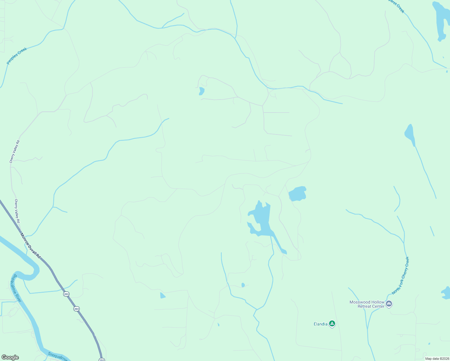 map of restaurants, bars, coffee shops, grocery stores, and more near 23310 W Lake Kayak Dr in Monroe