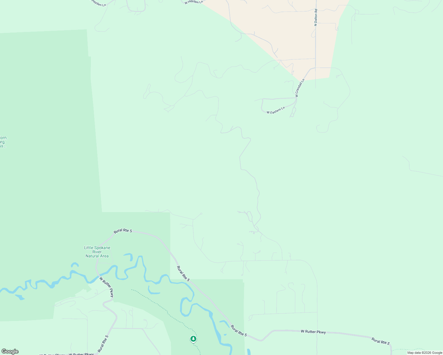 map of restaurants, bars, coffee shops, grocery stores, and more near 4425 West Lookout Mountain Lane in Spokane