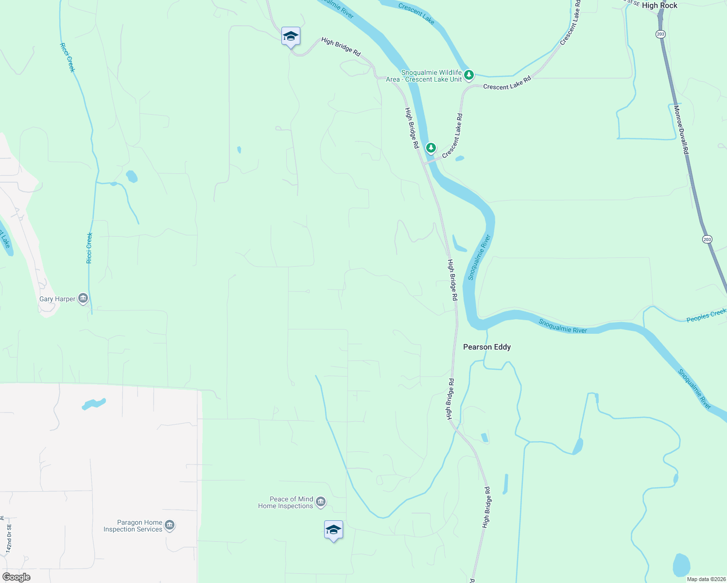 map of restaurants, bars, coffee shops, grocery stores, and more near 16702 Stackpole Road in Monroe