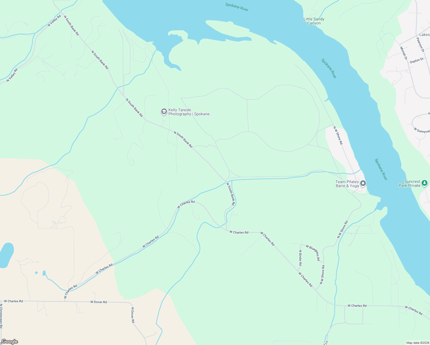 map of restaurants, bars, coffee shops, grocery stores, and more near in Nine Mile Falls