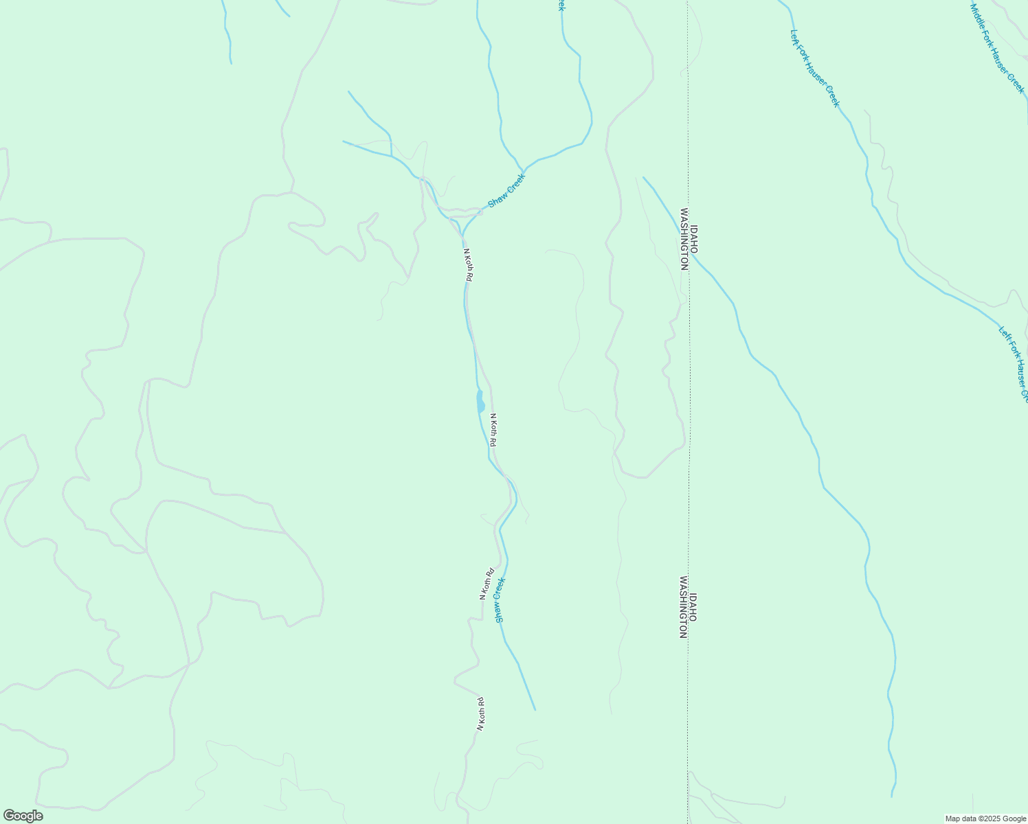 map of restaurants, bars, coffee shops, grocery stores, and more near 17910 North Koth Road in Newman Lake