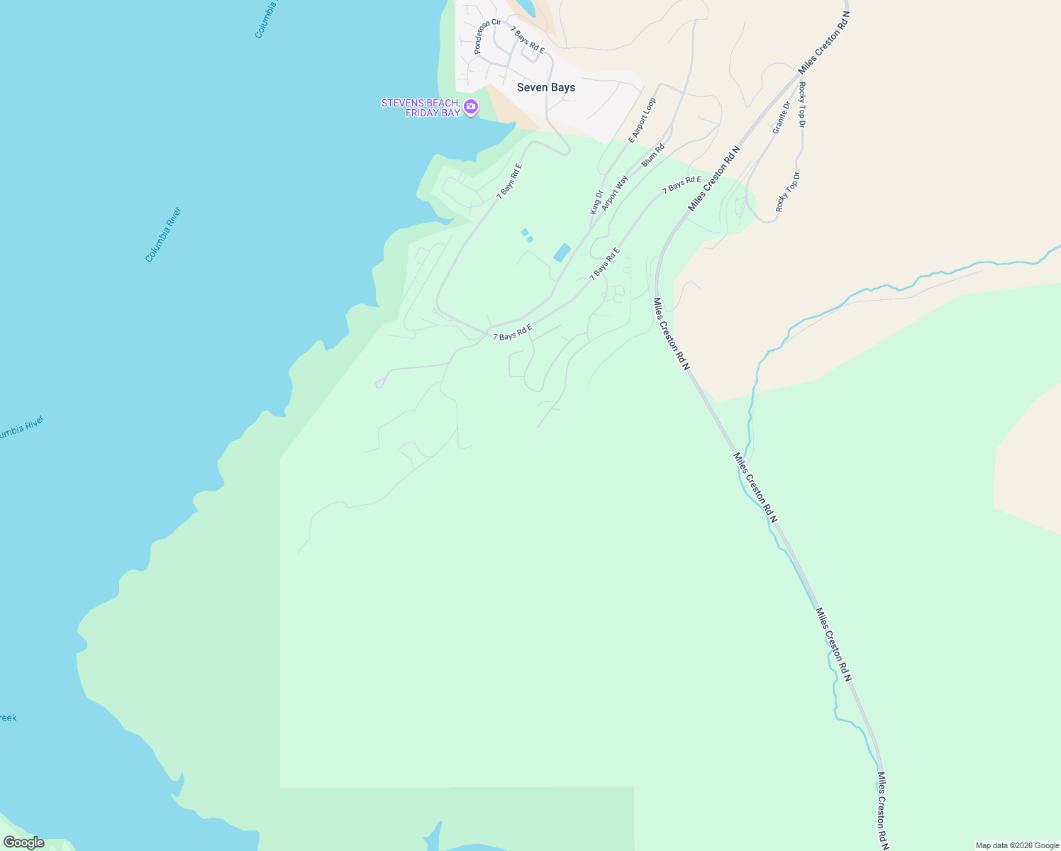 map of restaurants, bars, coffee shops, grocery stores, and more near in Seven Bays