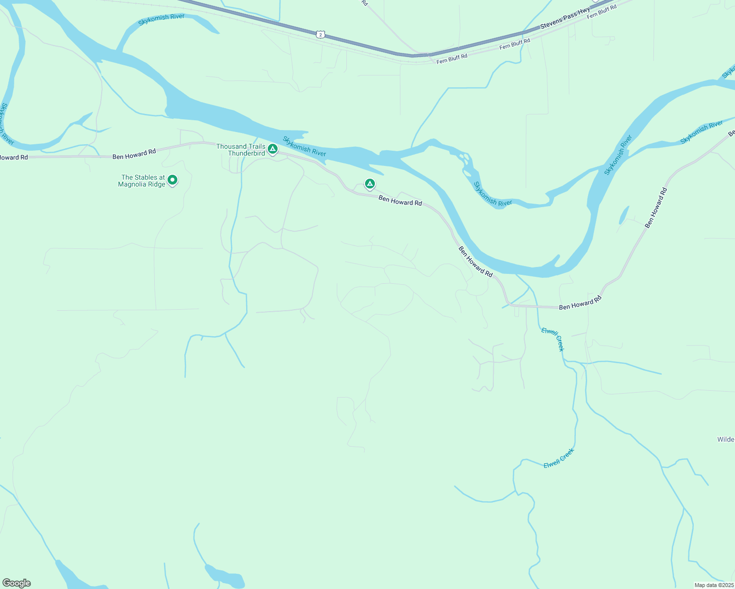 map of restaurants, bars, coffee shops, grocery stores, and more near 27228 176th Place Southeast in Monroe