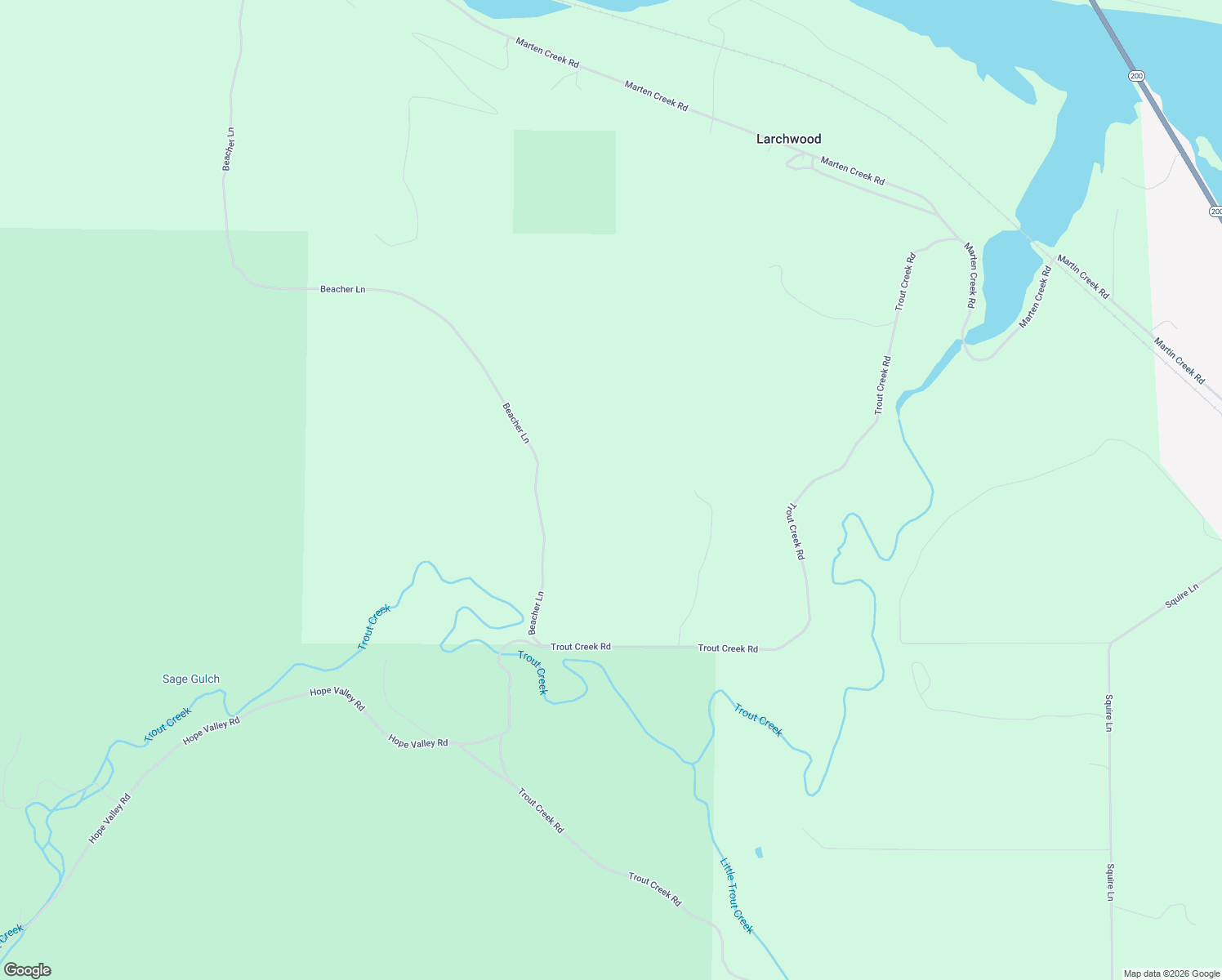 map of restaurants, bars, coffee shops, grocery stores, and more near in Larchwood