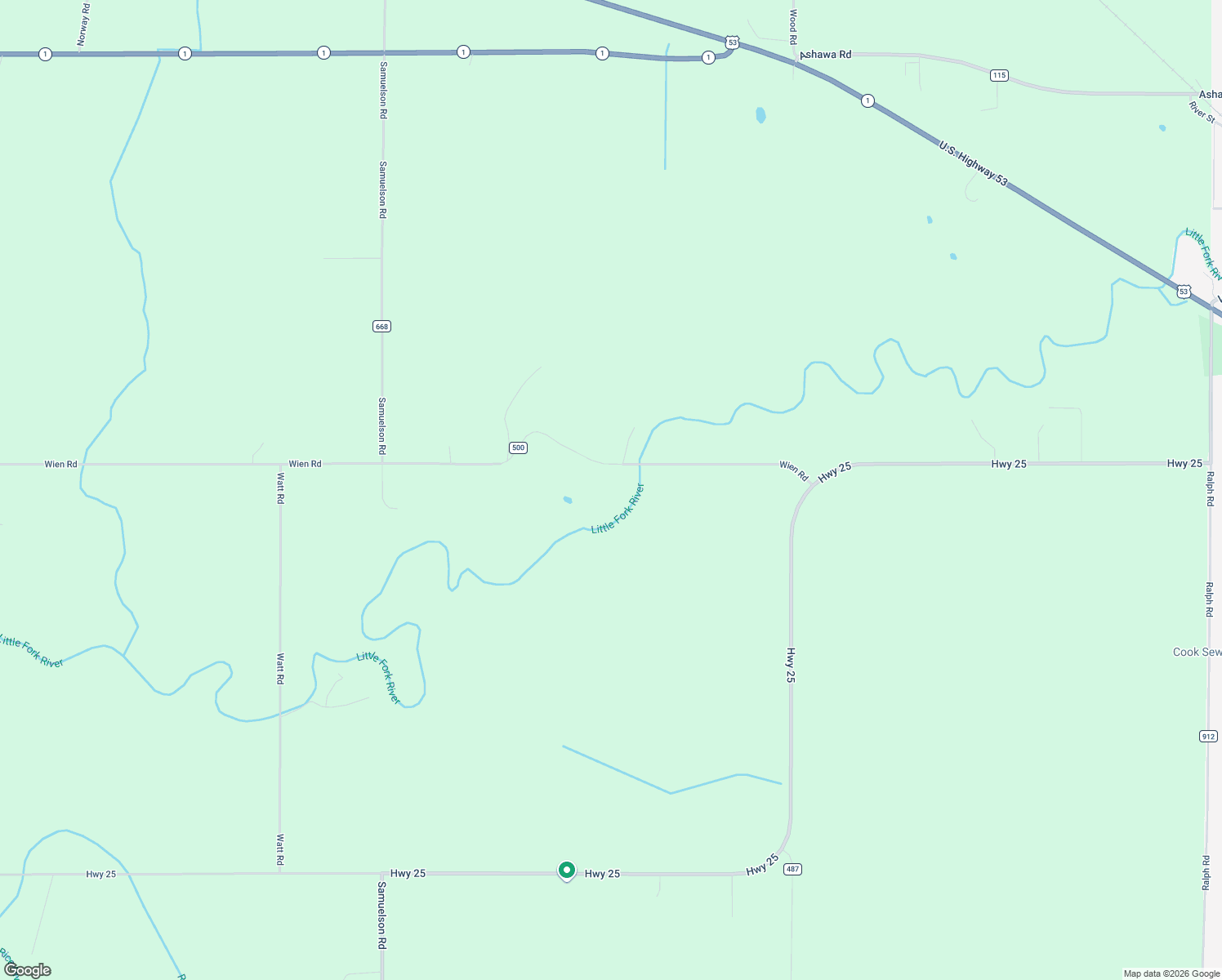 map of restaurants, bars, coffee shops, grocery stores, and more near 9790 Wien Road in Cook