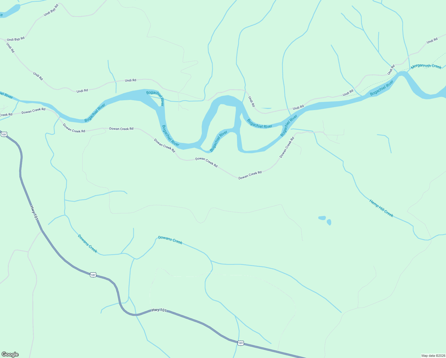 map of restaurants, bars, coffee shops, grocery stores, and more near Dowan Creek Road in Forks