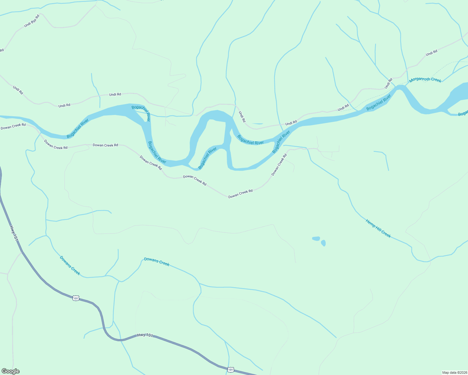 map of restaurants, bars, coffee shops, grocery stores, and more near Dowan Creek Road in Forks