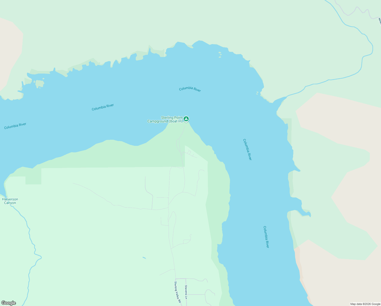 map of restaurants, bars, coffee shops, grocery stores, and more near 41838 Paradise Lane in Creston