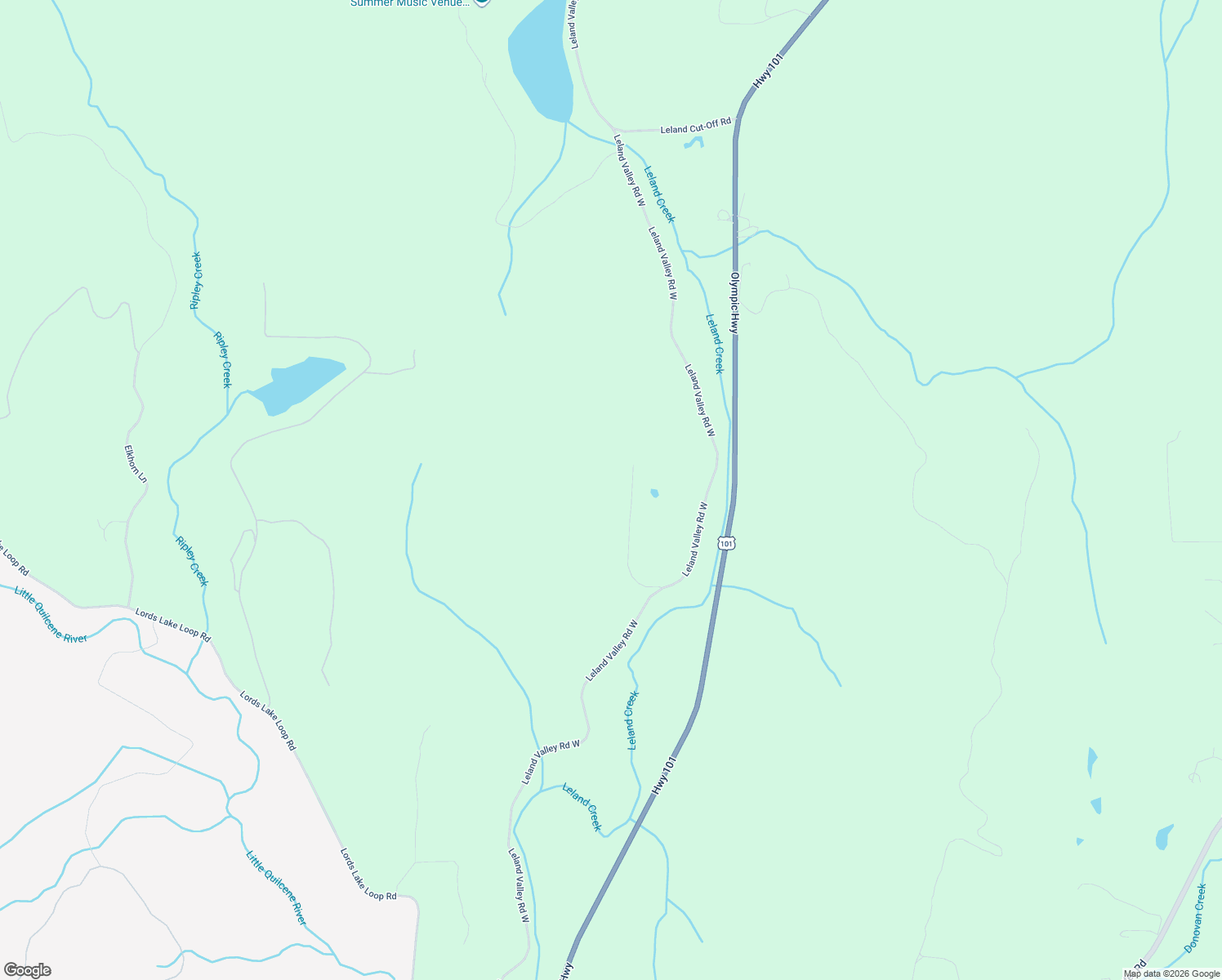 map of restaurants, bars, coffee shops, grocery stores, and more near 313 Larch Road in Quilcene