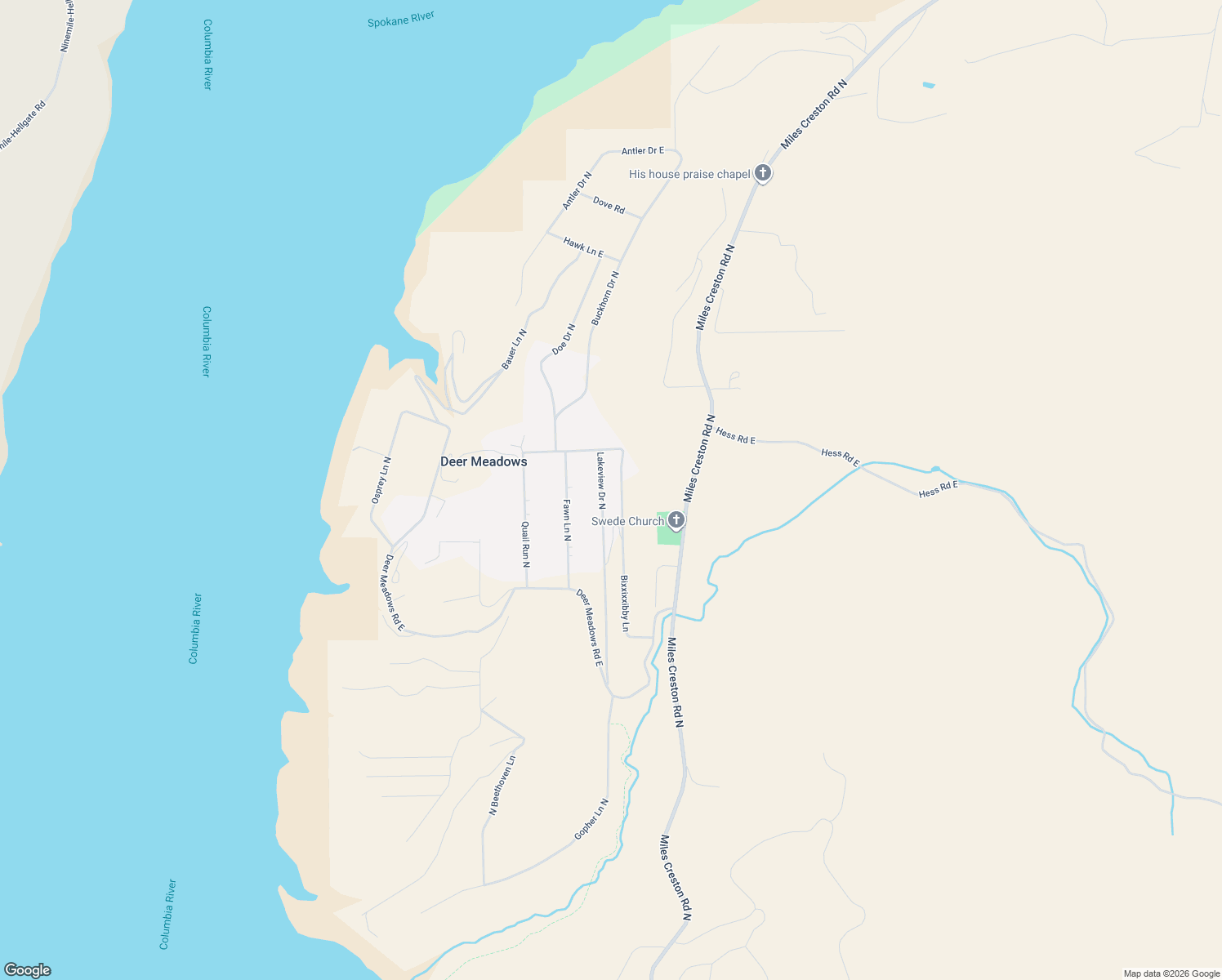 map of restaurants, bars, coffee shops, grocery stores, and more near 42030 Lakeview Drive North in Davenport