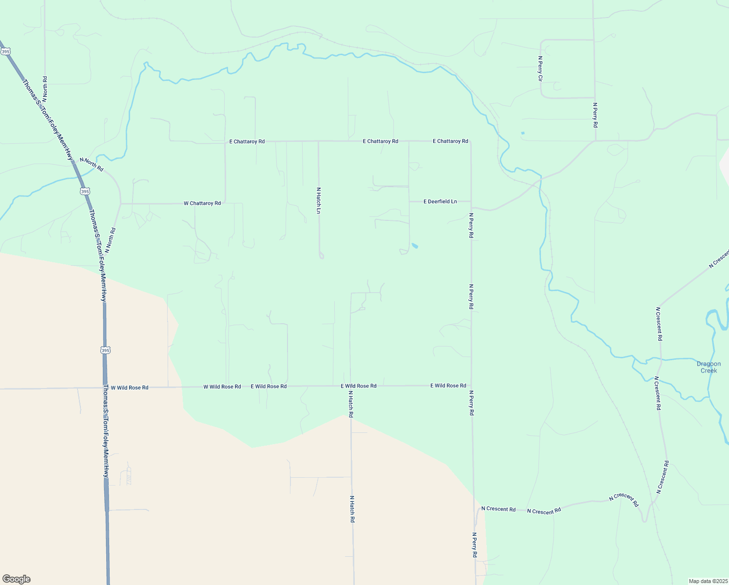 map of restaurants, bars, coffee shops, grocery stores, and more near 28217 North Wild Rose Lane in Colbert