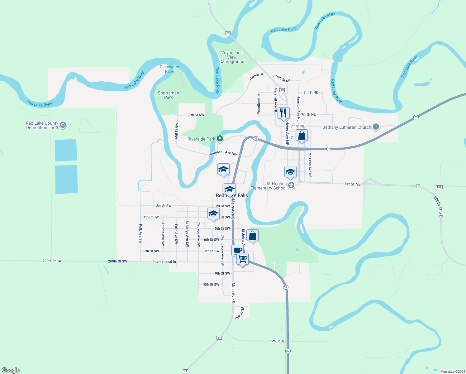 101 Main Street, Red Lake Falls MN Walk Score