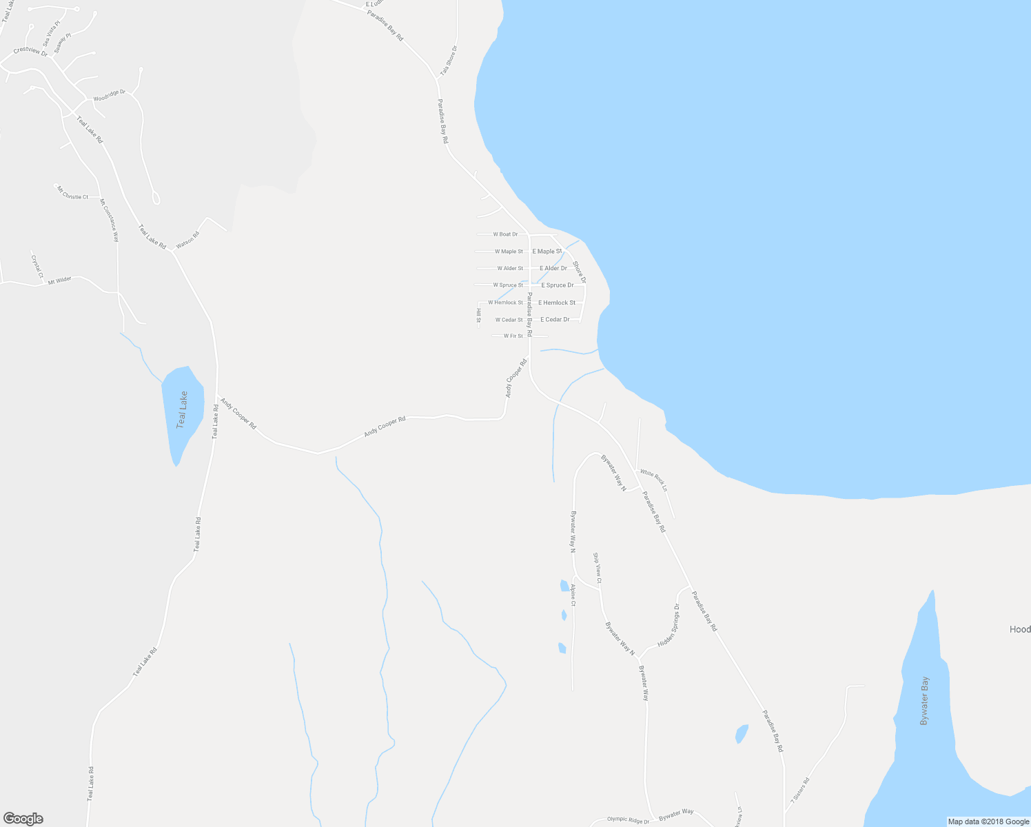 map of restaurants, bars, coffee shops, grocery stores, and more near 930 Andy Cooper Road in Port Ludlow