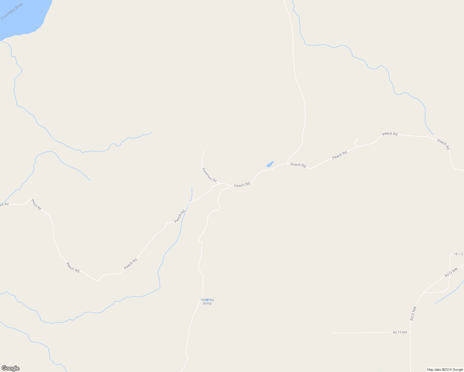 map of restaurants, bars, coffee shops, grocery stores, and more near Peach Road in Douglas County