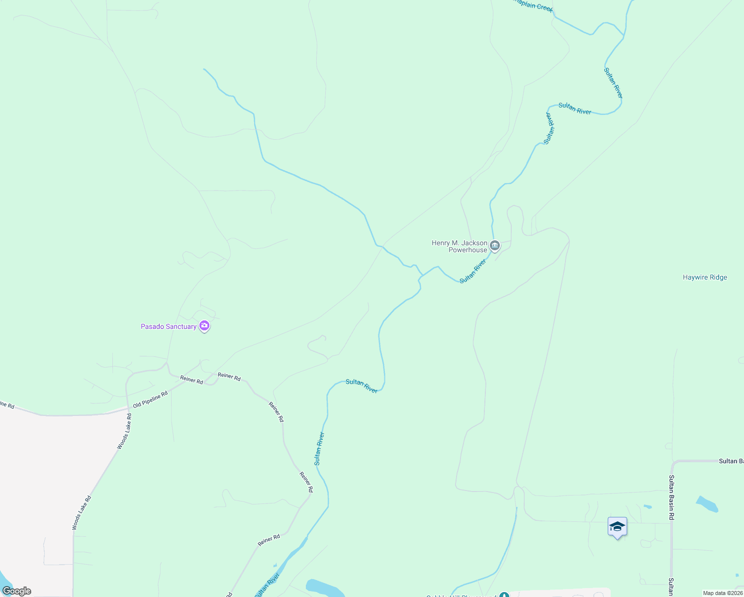 map of restaurants, bars, coffee shops, grocery stores, and more near 29300-29312 Lake Chaplain Road in Monroe