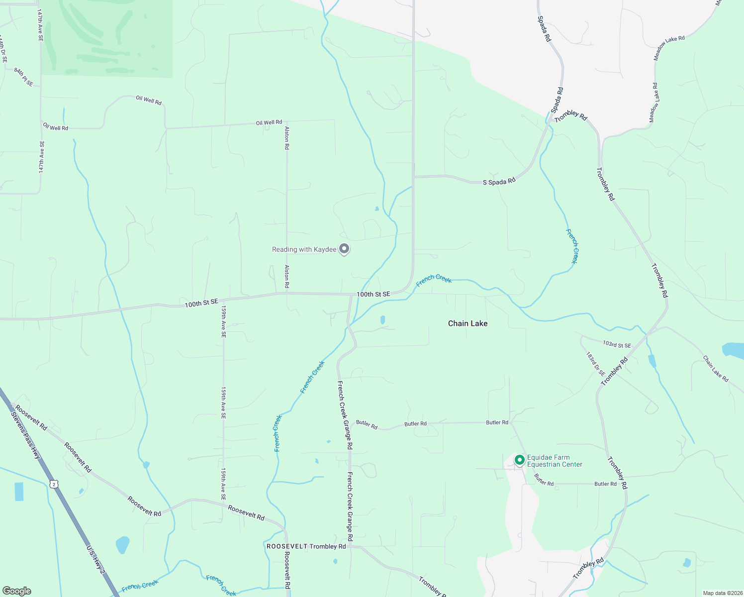 map of restaurants, bars, coffee shops, grocery stores, and more near 16726 Westwick Road in Snohomish