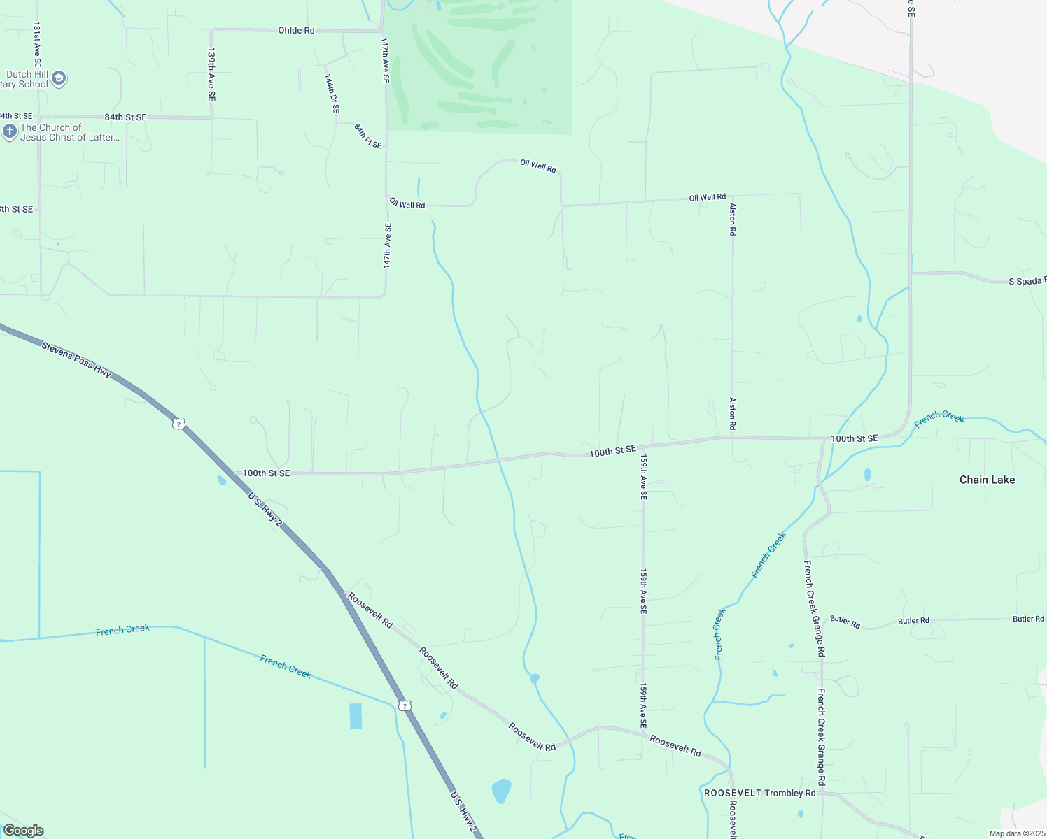 map of restaurants, bars, coffee shops, grocery stores, and more near 15325 Westwick Road in Snohomish