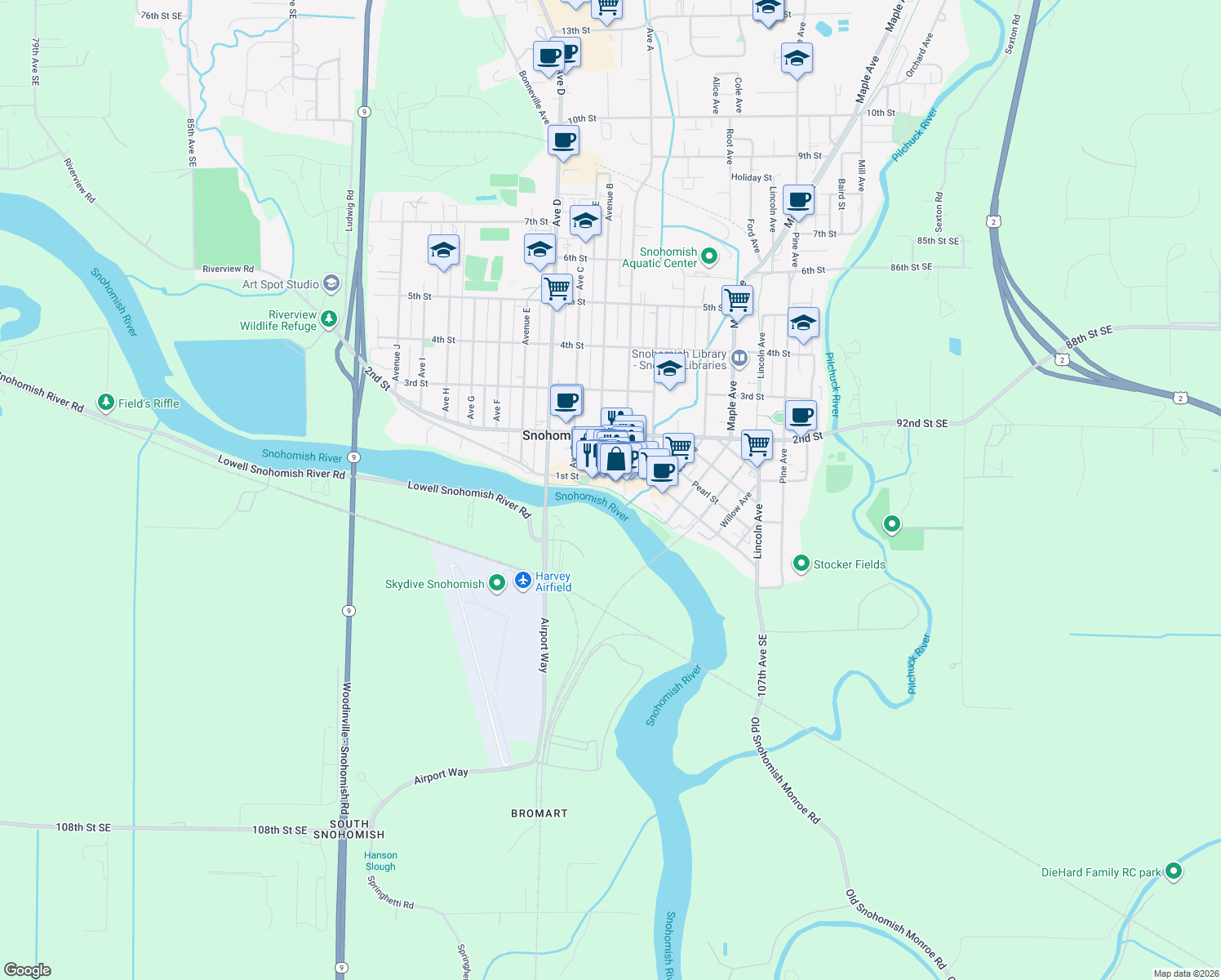 City of Snohomish River Front Trail, Snohomish WA Walk Score