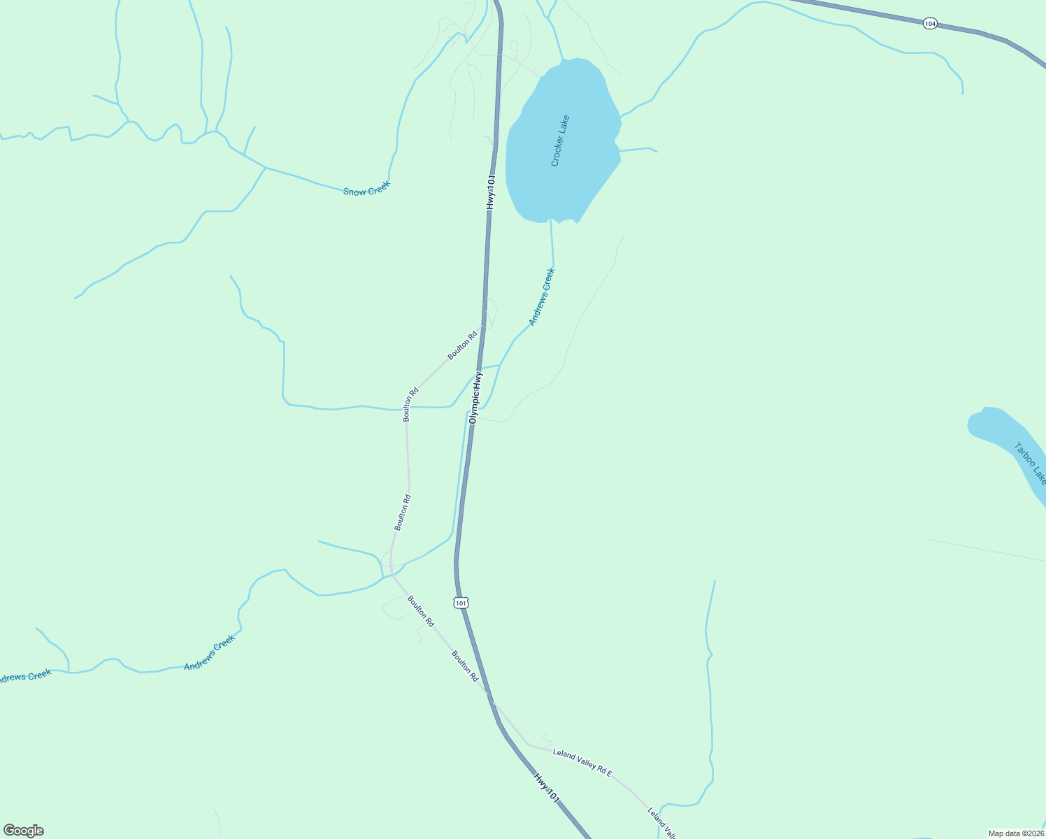 map of restaurants, bars, coffee shops, grocery stores, and more near 106 Crocker Lake Road in Quilcene