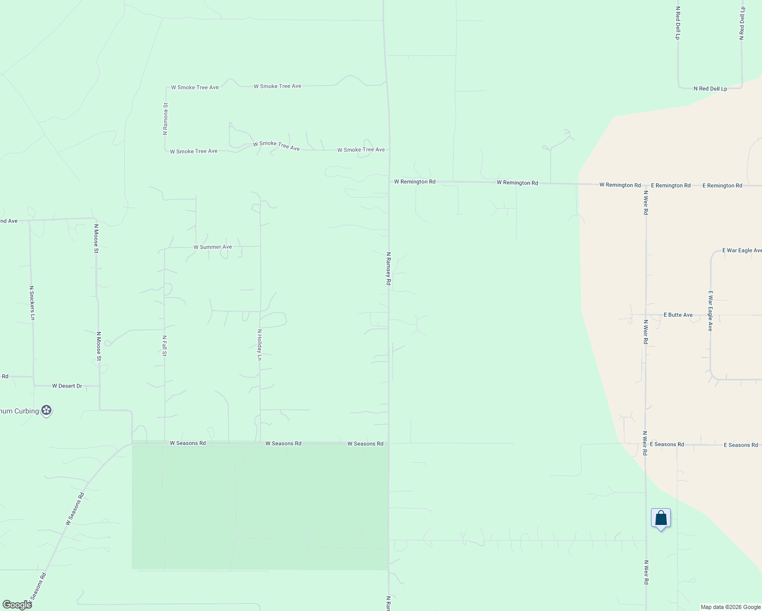 map of restaurants, bars, coffee shops, grocery stores, and more near 27453 North Ramsey Road in Athol
