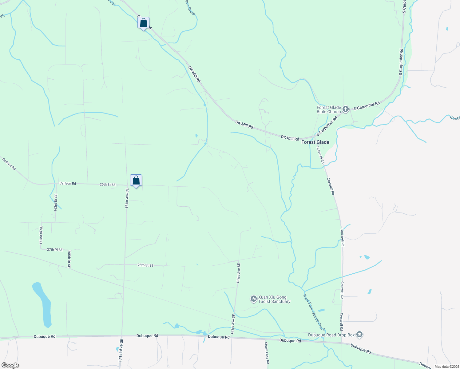 map of restaurants, bars, coffee shops, grocery stores, and more near 2011 183rd Avenue Southeast in Snohomish