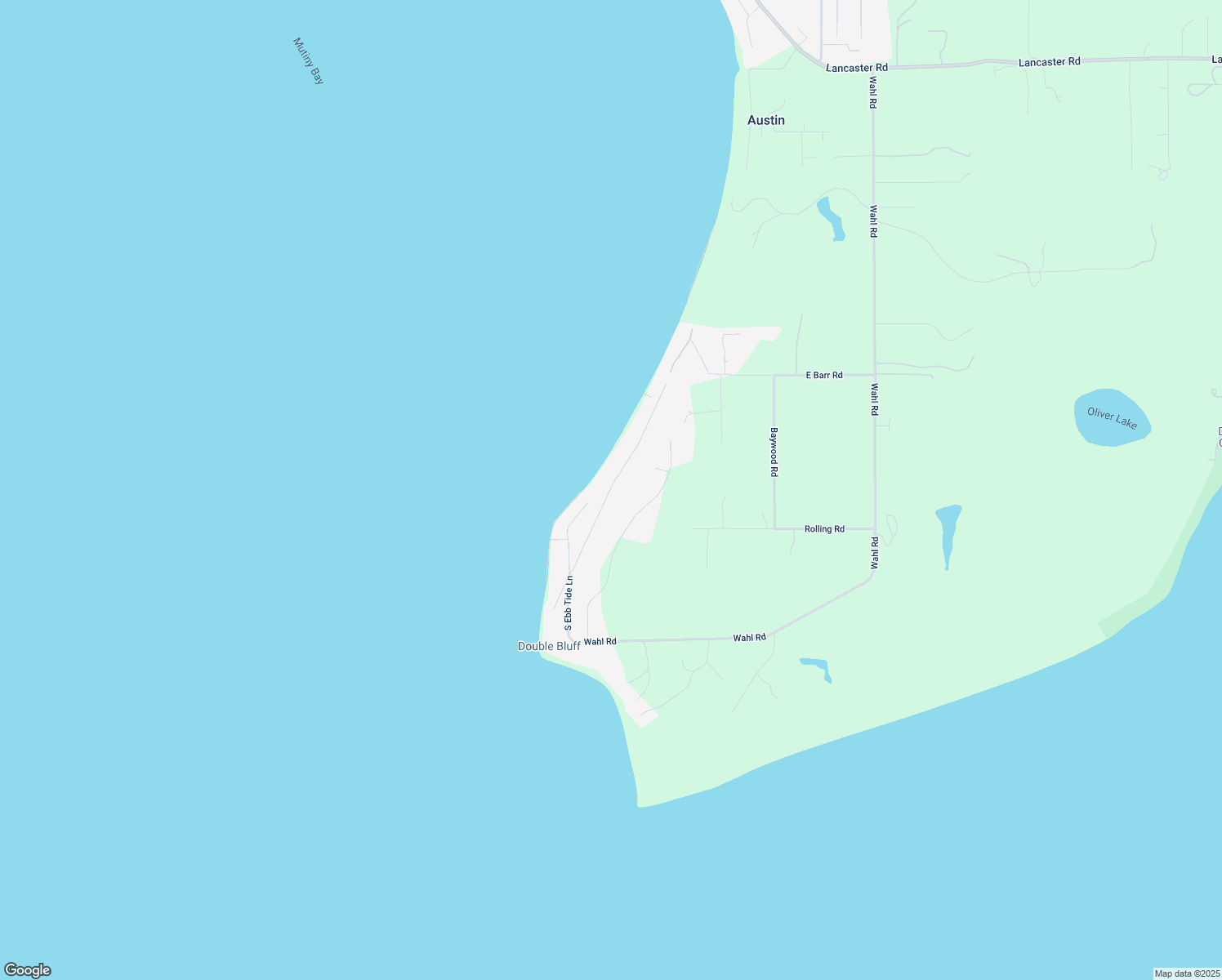map of restaurants, bars, coffee shops, grocery stores, and more near 6316 S Bay Rd in Freeland