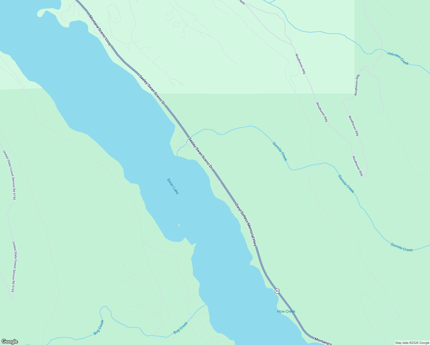 map of restaurants, bars, coffee shops, grocery stores, and more near 76423 Daryl Soltesz Memorial Highway in Bigfork
