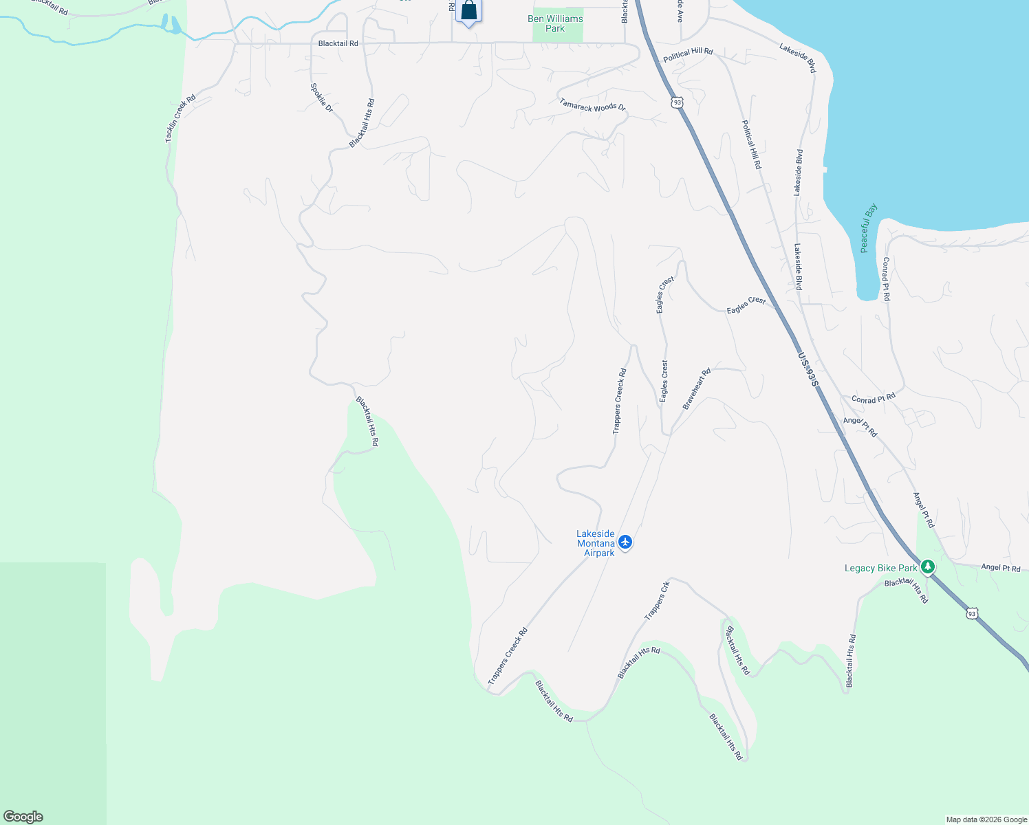 map of restaurants, bars, coffee shops, grocery stores, and more near 389 Ridge Line Drive in Lakeside