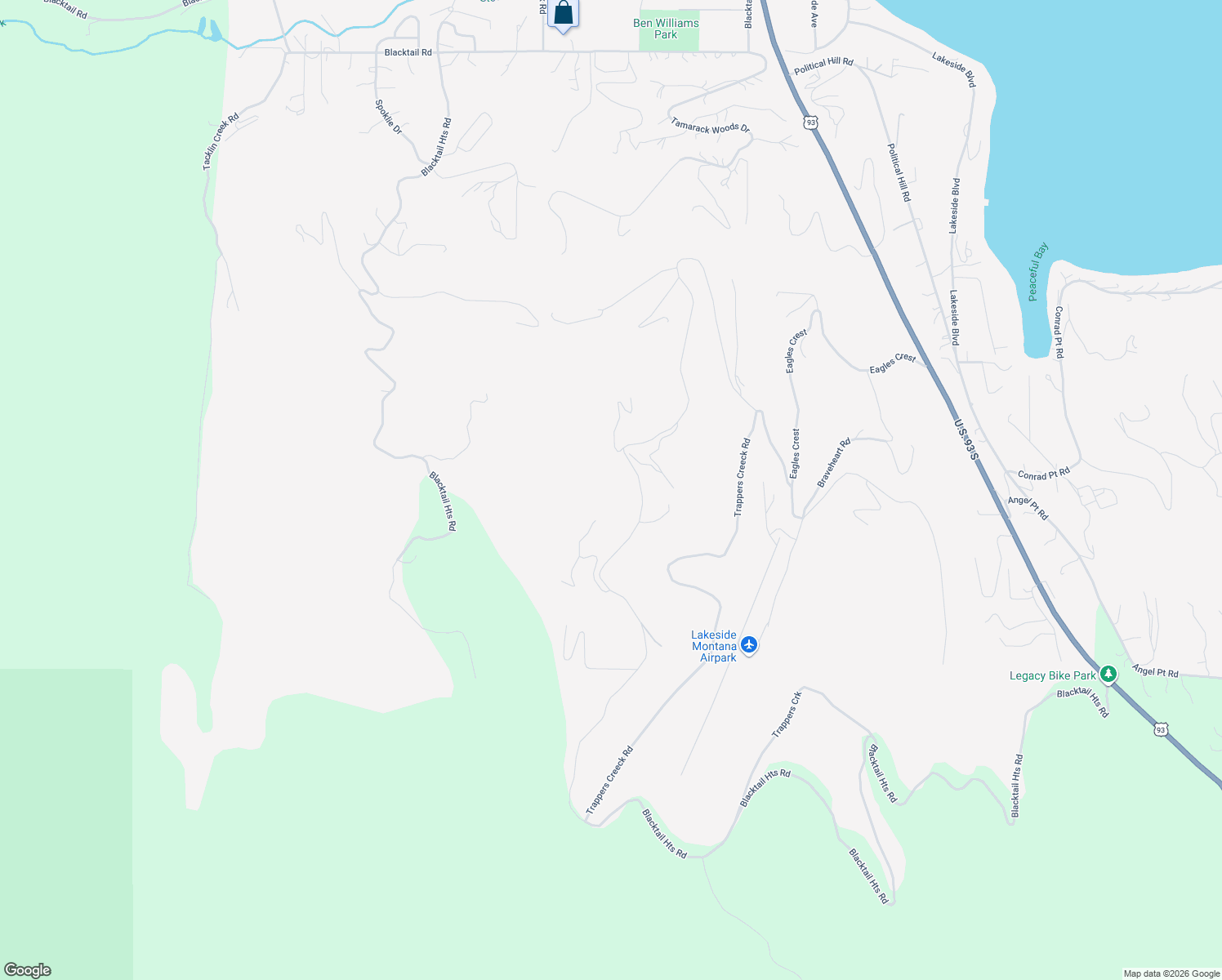 map of restaurants, bars, coffee shops, grocery stores, and more near 367 Ridge Line Drive in Lakeside