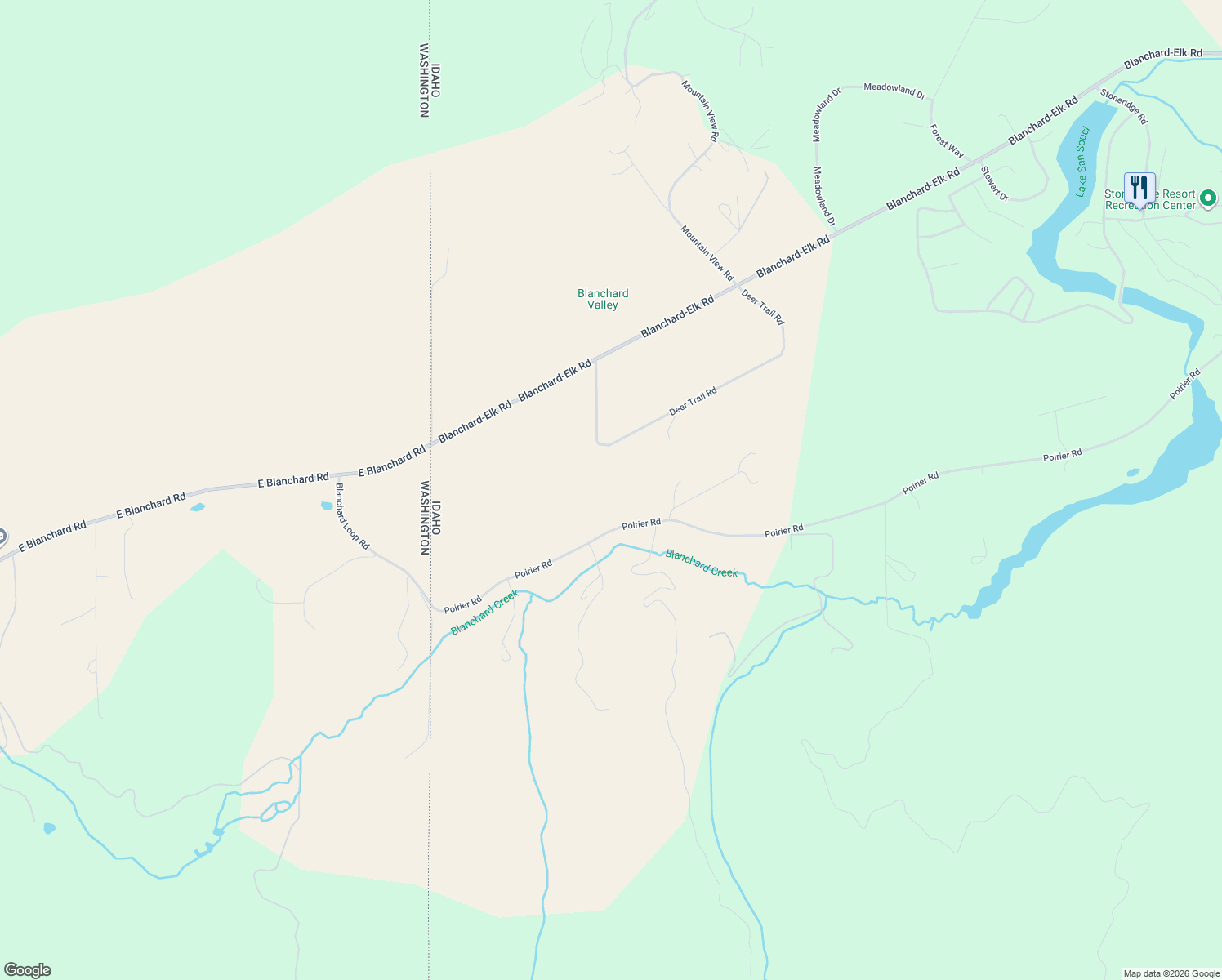 map of restaurants, bars, coffee shops, grocery stores, and more near 700 Deer Trail Road in Blanchard