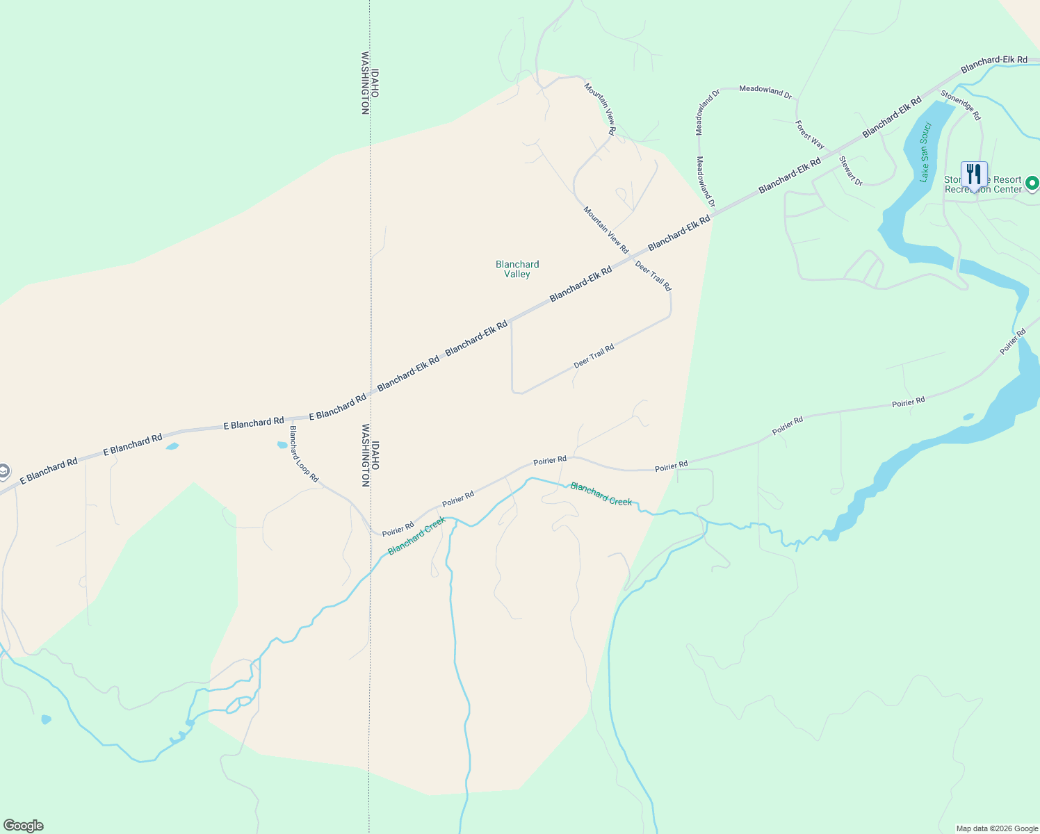 map of restaurants, bars, coffee shops, grocery stores, and more near 700 Deer Trail Road in Blanchard