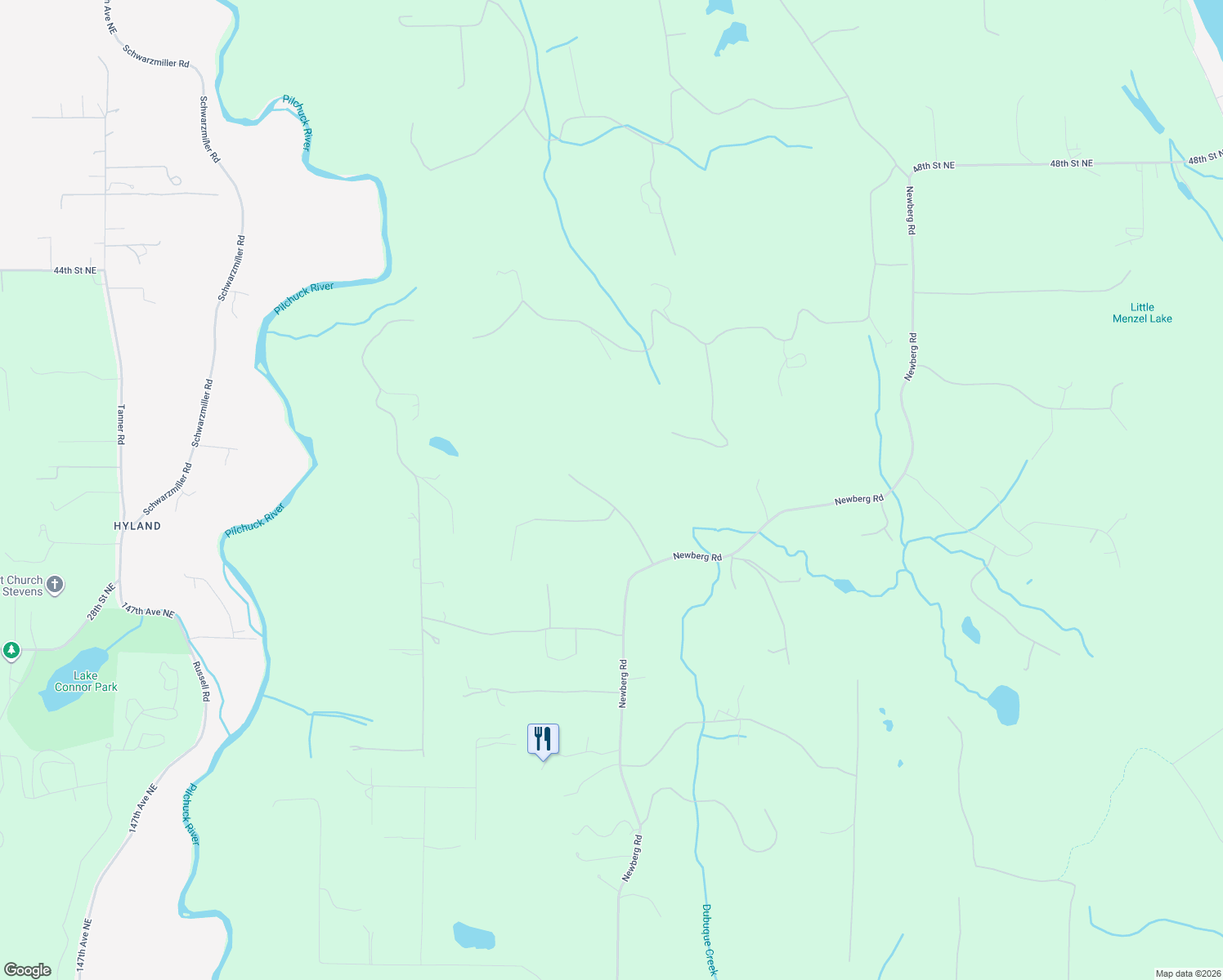 map of restaurants, bars, coffee shops, grocery stores, and more near 3431 Walsh Road in Snohomish