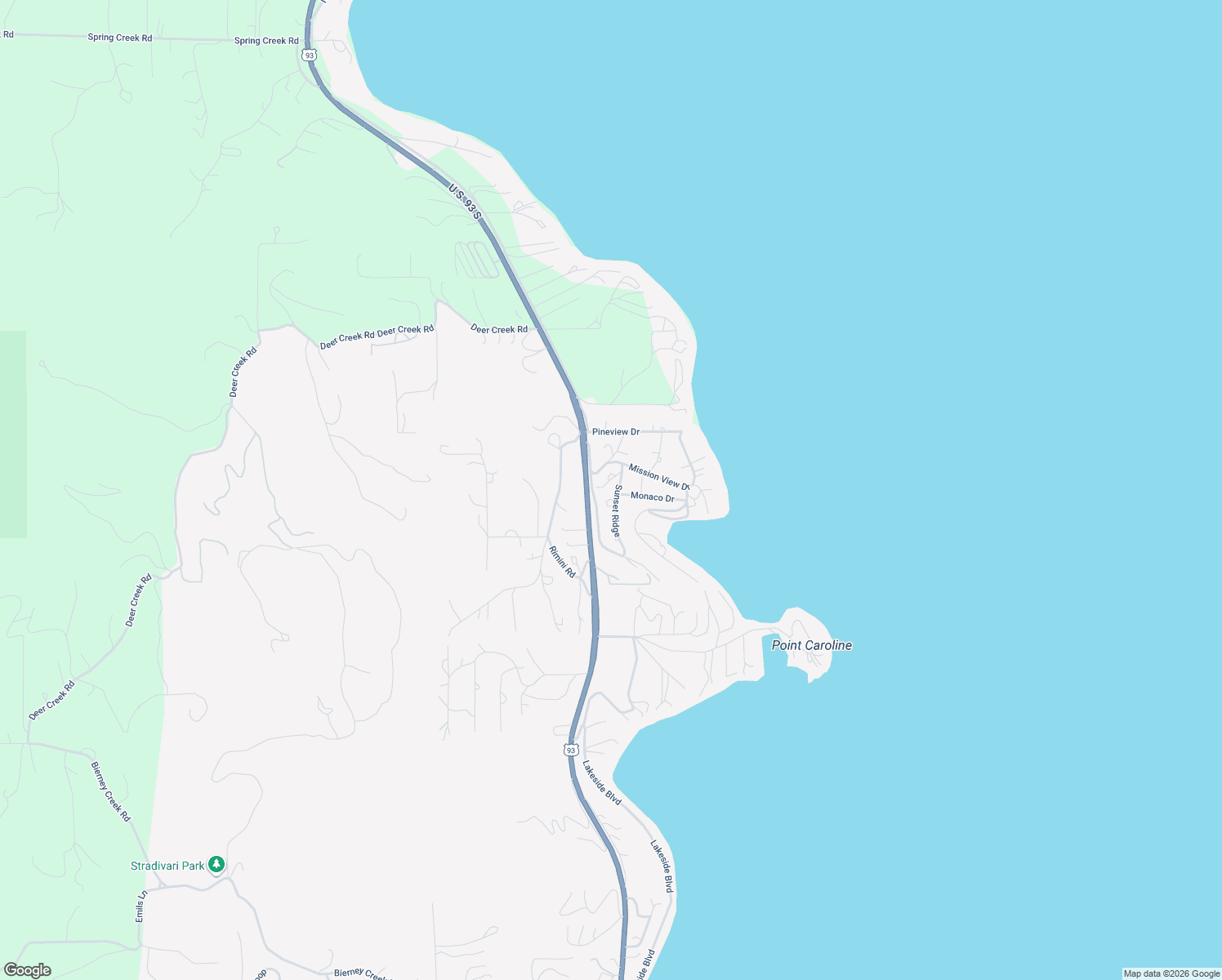 map of restaurants, bars, coffee shops, grocery stores, and more near 128 Sunset Ridge in Lakeside