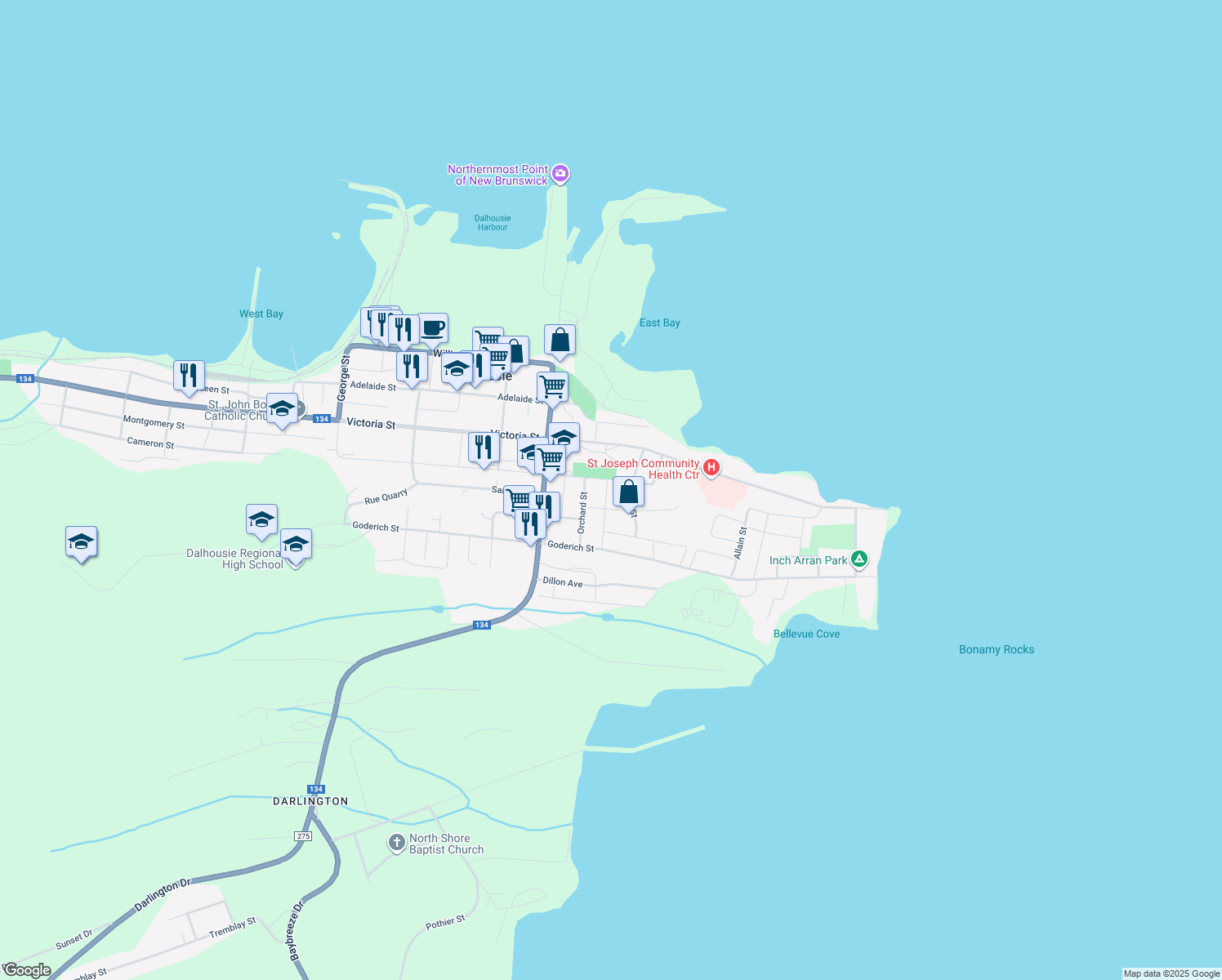 149 D'Astous Street, Dalhousie NB Walk Score