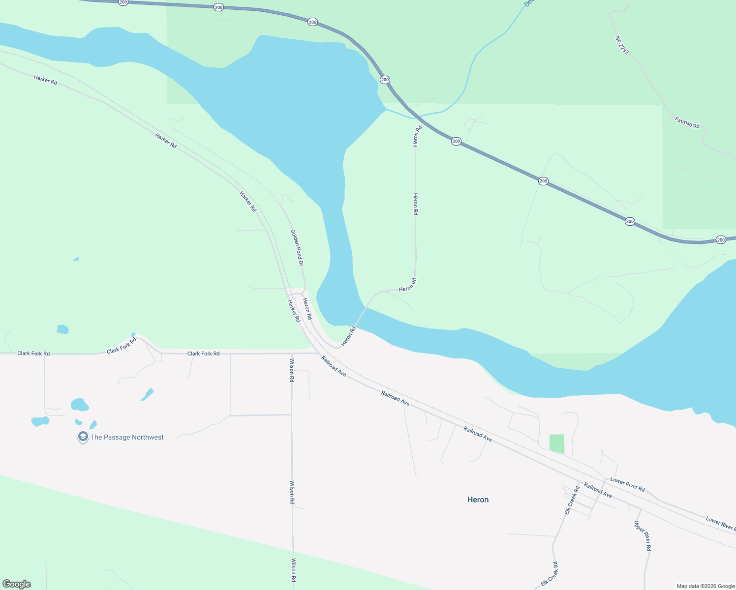 map of restaurants, bars, coffee shops, grocery stores, and more near 82 Heron Road in Heron